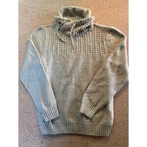 Retrofit Hooded Sweater Women's XL Gray Fisherman Lodge Cabin